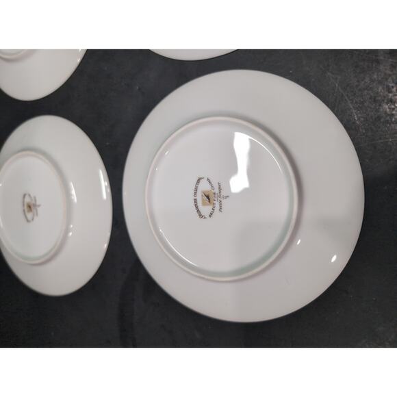 Petite Bouquet Bread‎ Plates Set, Set Of 4, 6.5", Floral Dinnerware, Japan #114 - Picture 4 of 9